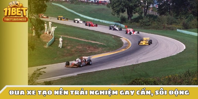 Đua xe tạo nên trải nghiệm gay cấn, sôi động
