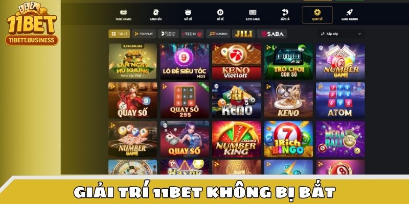 Giải trí 11BET không bị bắt